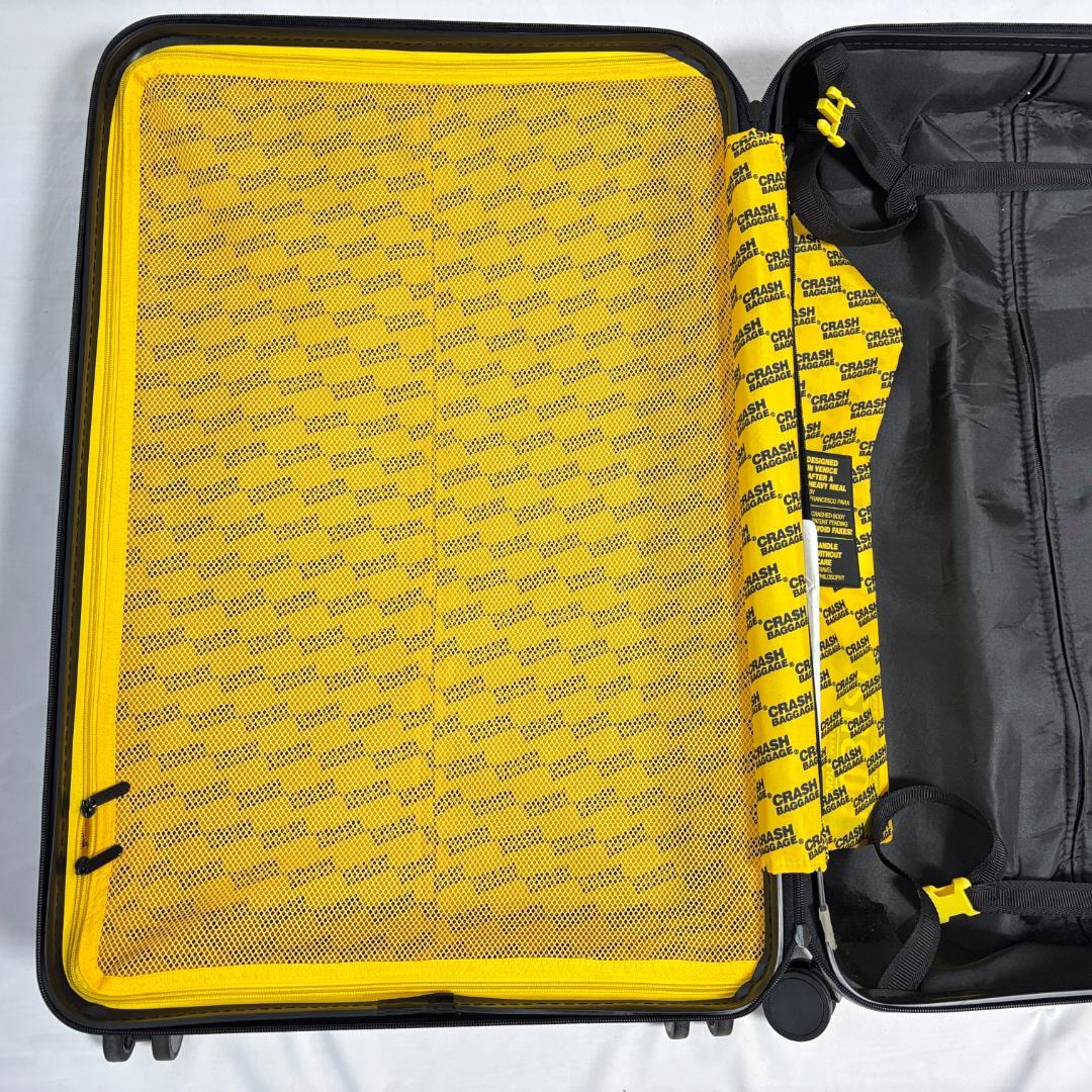 良品 クラッシュバゲージ スーツケース キャリーケース 旅行 大容量 ブラック