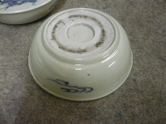 古伊万里 雲龍文 染付 しゅんかん皿 5枚 [B31380]