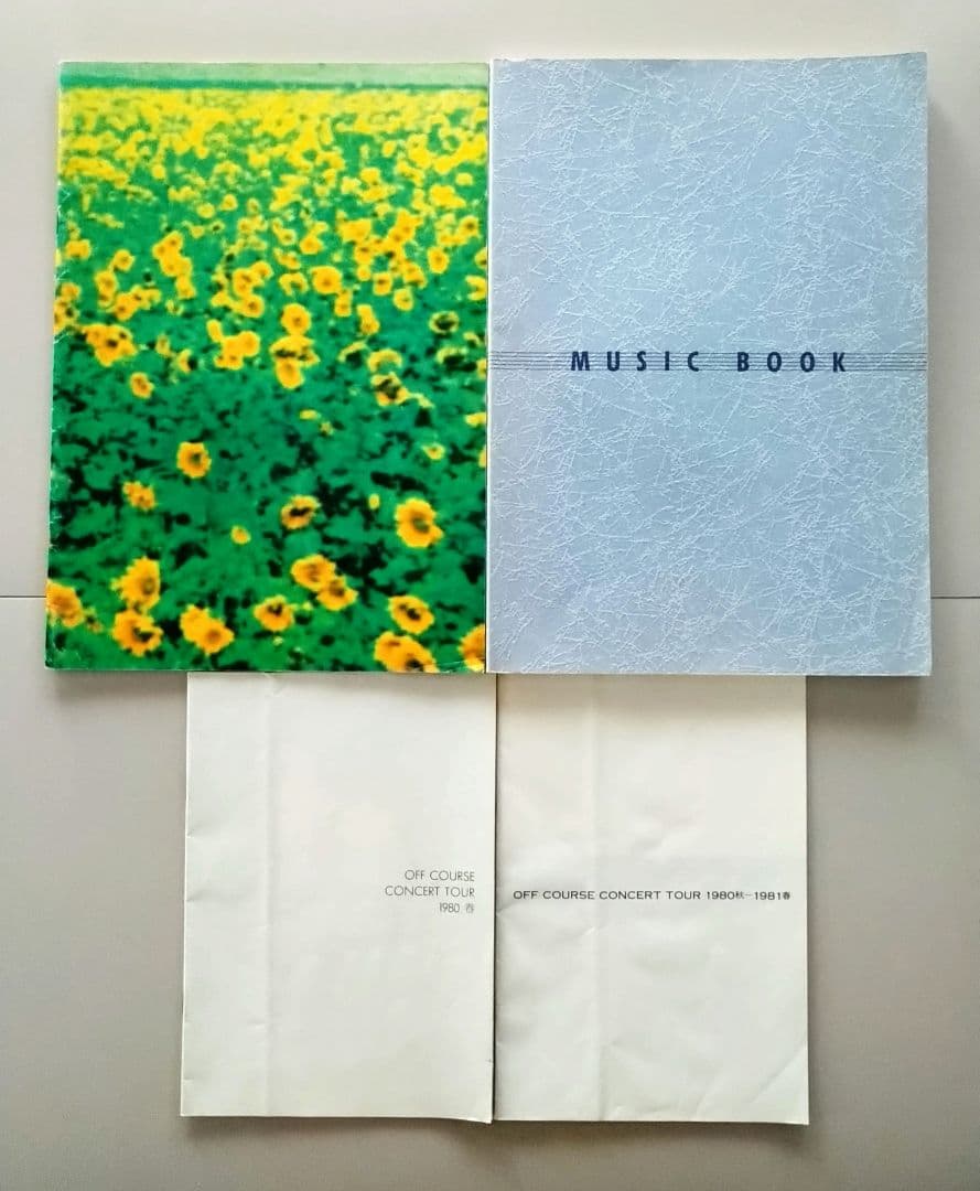 オフコース ファミリー号外 MUSIC BOOK 4冊セット 小田和正 鈴木康博