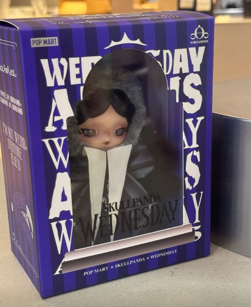 SKULLPANDA x Wednesday ぬいぐるみ ネ ヴァーモア学園制服