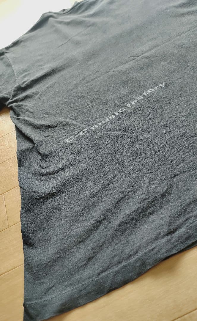 【レア】C+C music factory ロゴ Tシャツ USA製 C&C