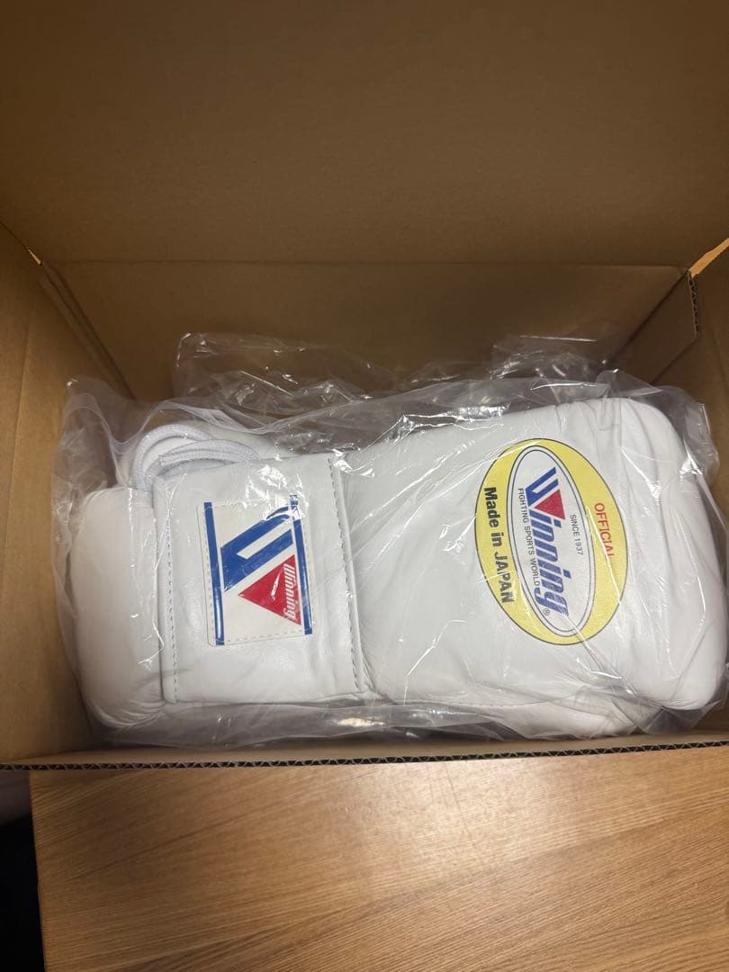 winning ウイニング ボクシンググローブ 8oz 白MS-200