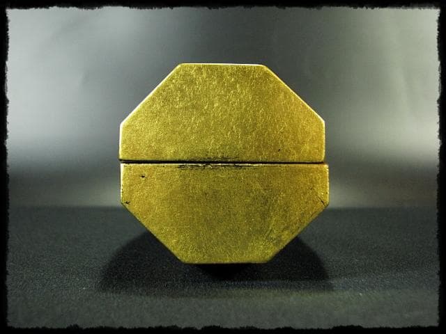 本金 車軸 京有職 島津 豊泉 京都島津 ぶりぶり 香合 茶道具 f245