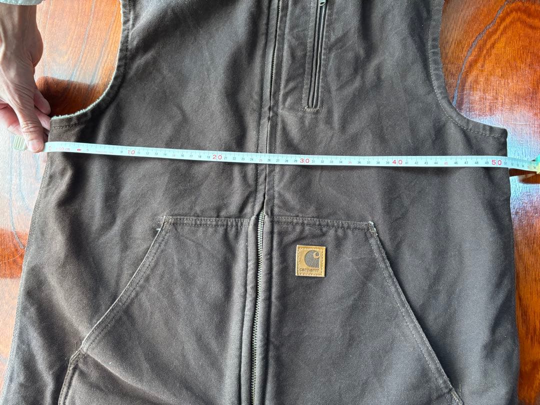 カーハート ダックベスト 古着 ヴィンテージ Mサイズ