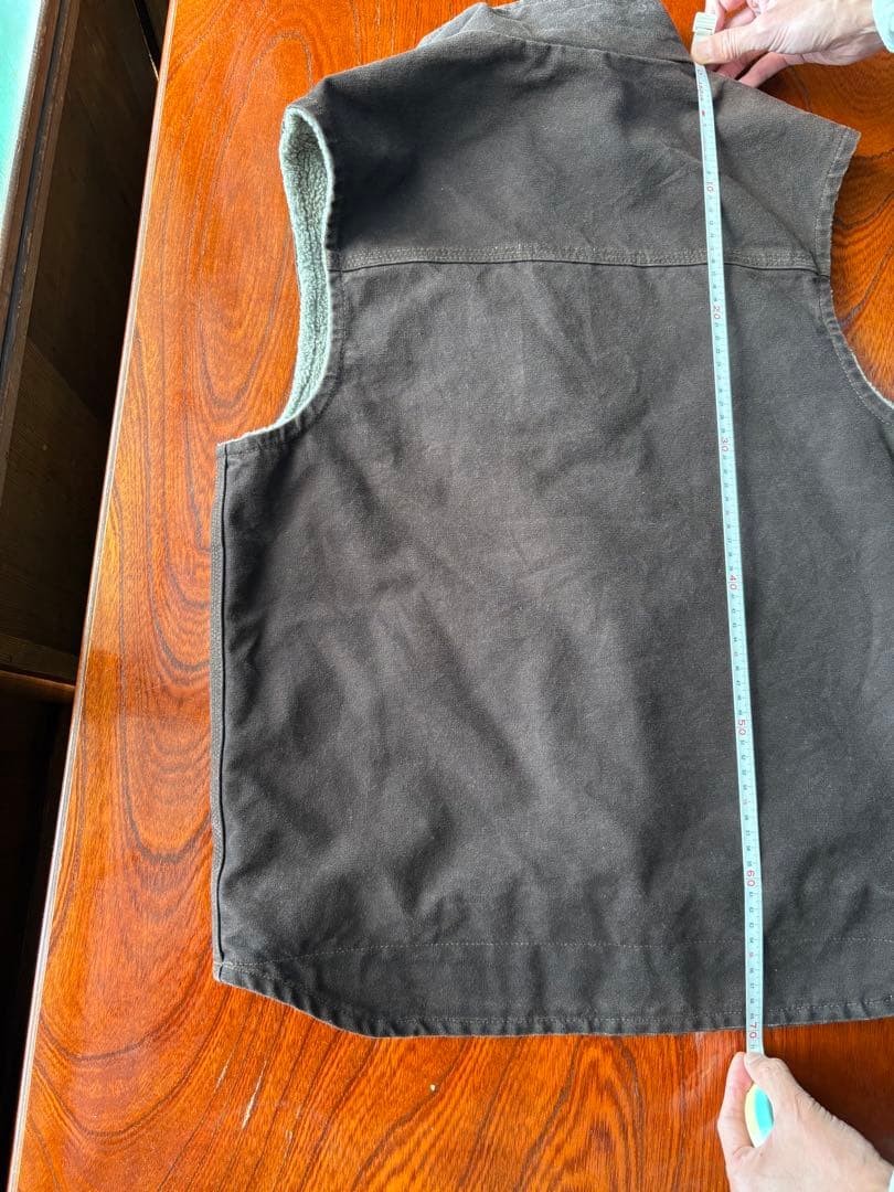 カーハート ダックベスト 古着 ヴィンテージ Mサイズ