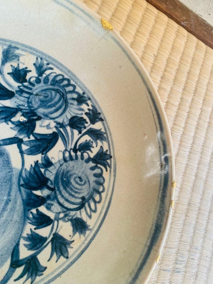 中国明時代中早期染付大皿