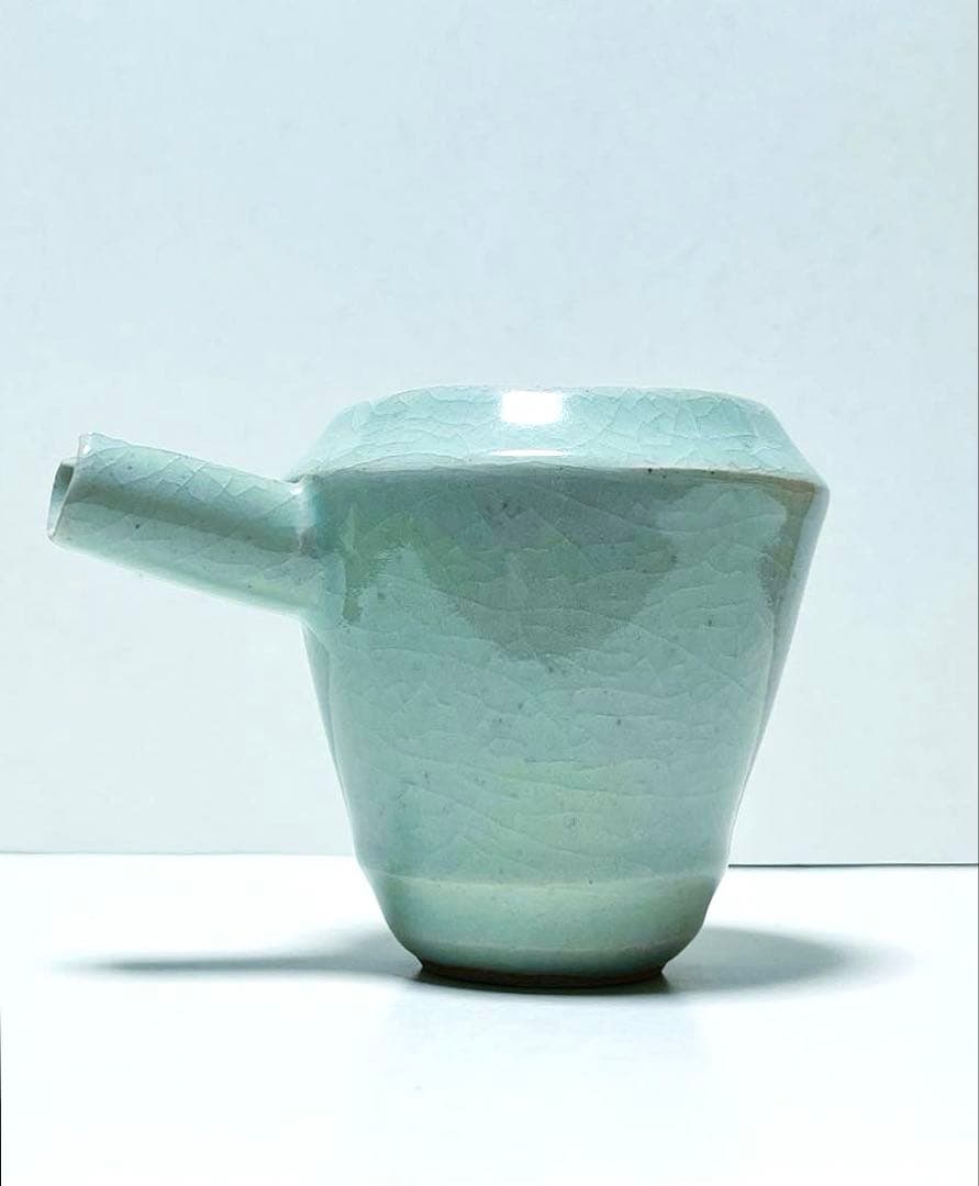 新品未使用　青磁　片口