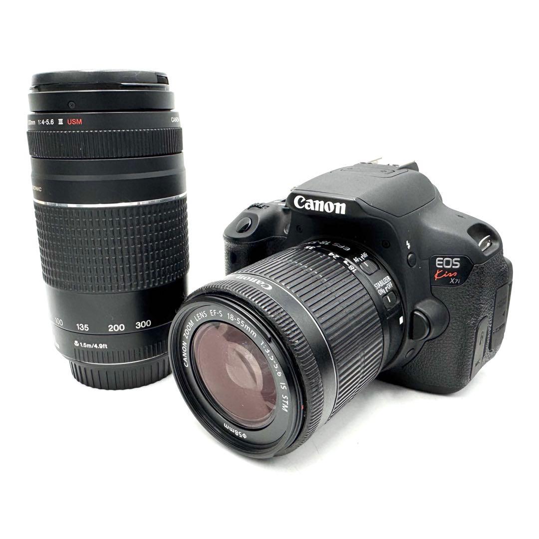 ❁初心者オススメ❁Canon eos kiss X7i ダブルズームレンズセット