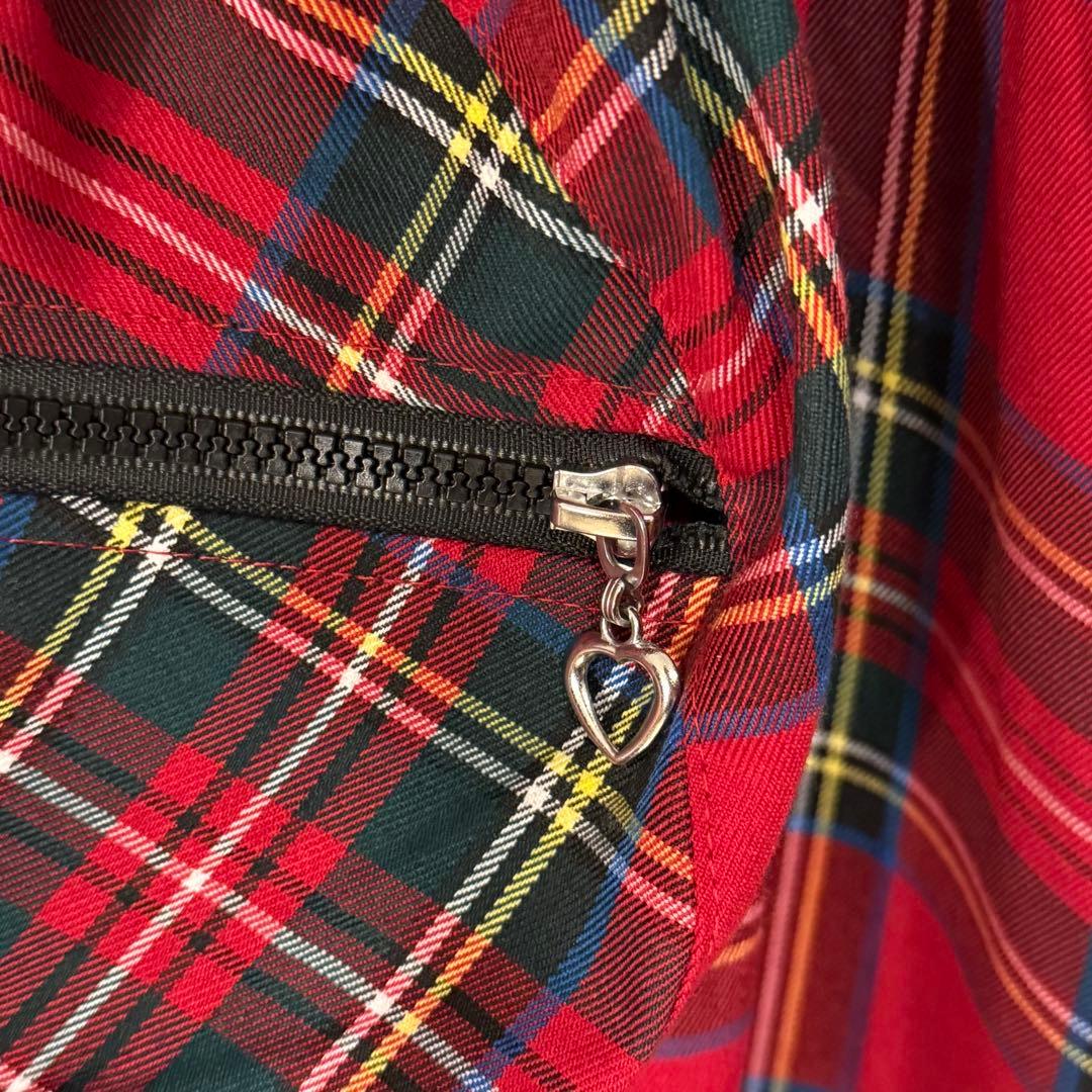 HEIHEI ハートポケットカーゴパンツ 大橋和也MV着用モデル 赤チェック