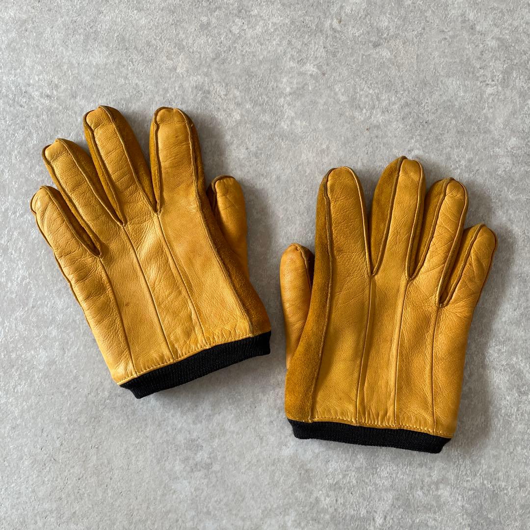 【希少】NEIGHBORHOOD レザー スエード グローブ Mサイズ 手袋