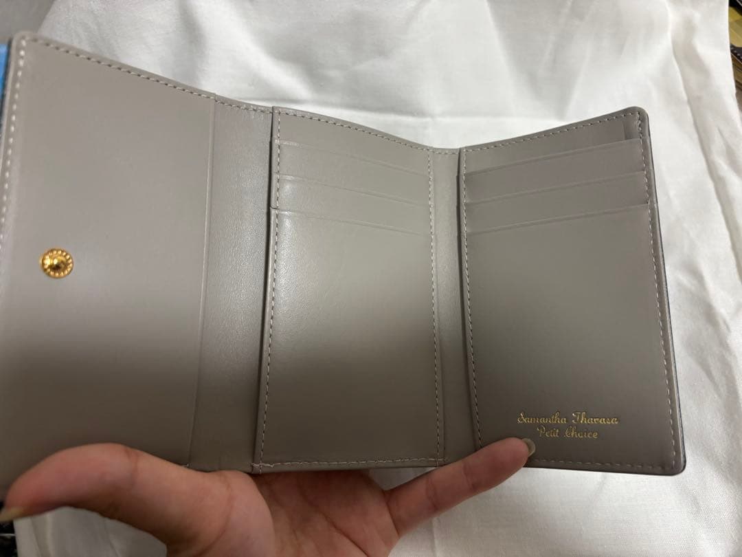 Samantha Thavasa 三つ折り財布 ダークグリーン