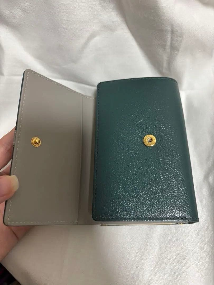 Samantha Thavasa 三つ折り財布 ダークグリーン
