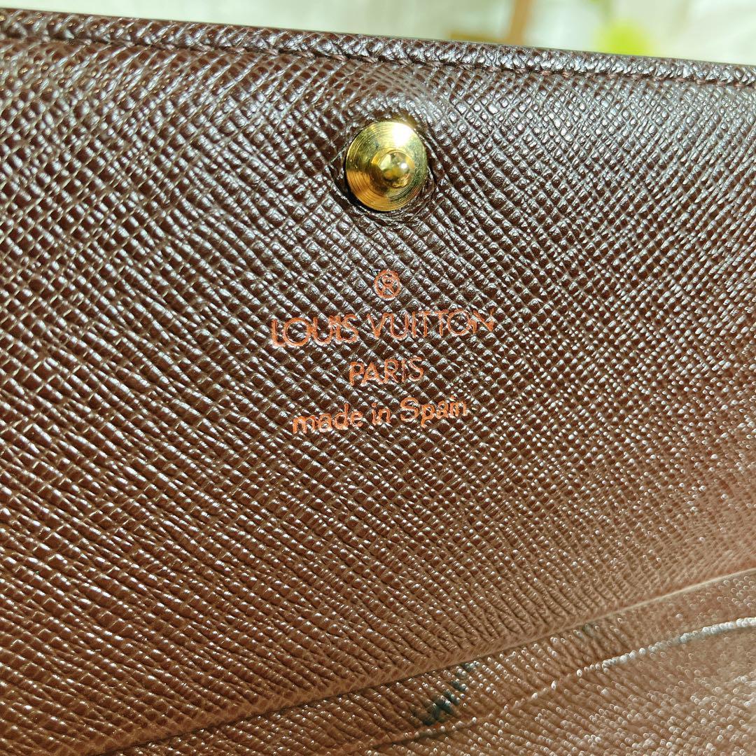 綺麗 ルイヴィトン ダミエ ポルトモネ ビエトレゾール L字 二つ折り 財布