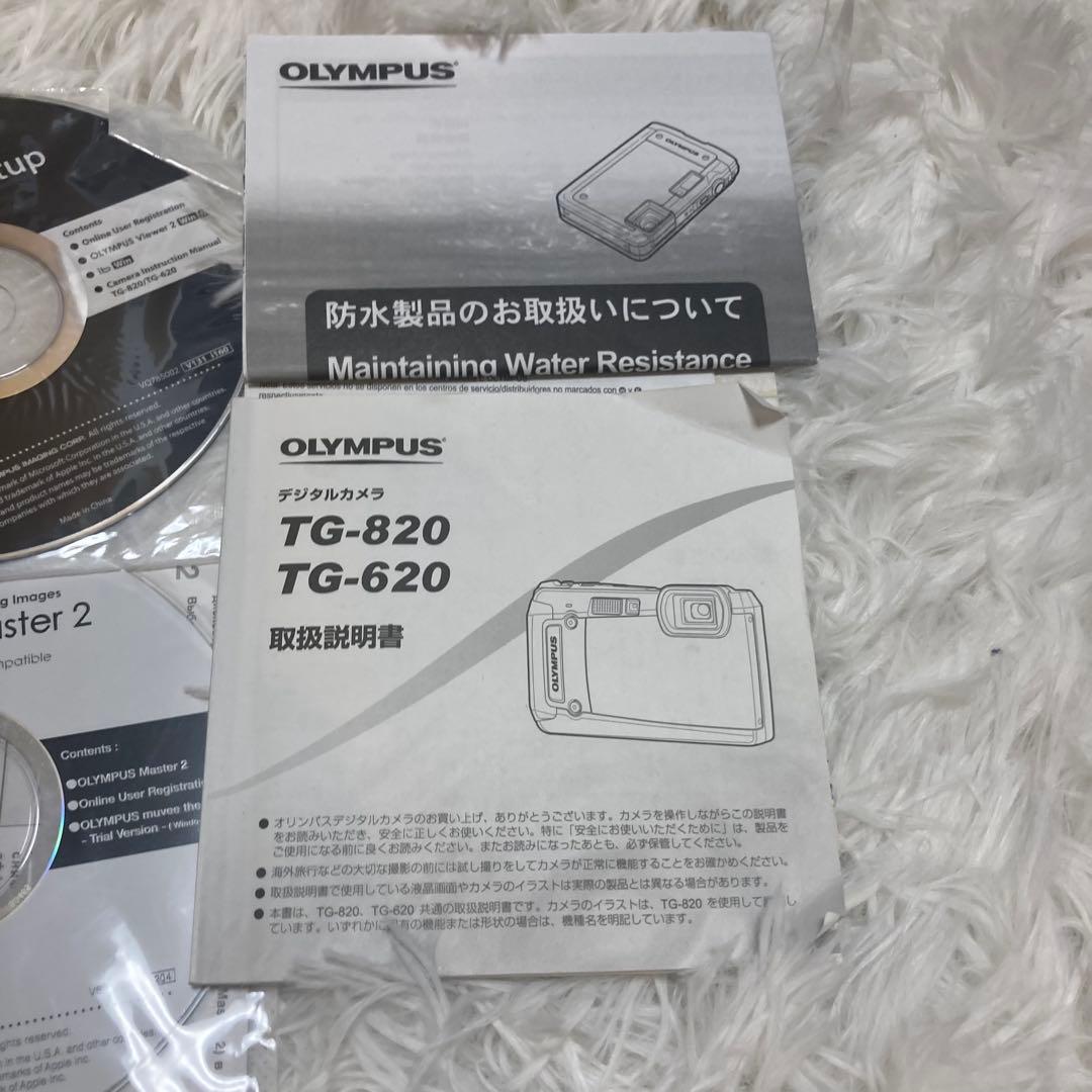 【防水】OLYMPUS オリンパス TOUGH TG-820 防水 レッド