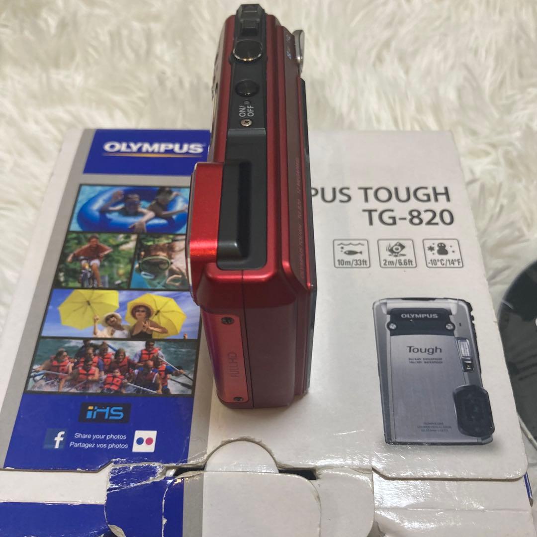 【防水】OLYMPUS オリンパス TOUGH TG-820 防水 レッド