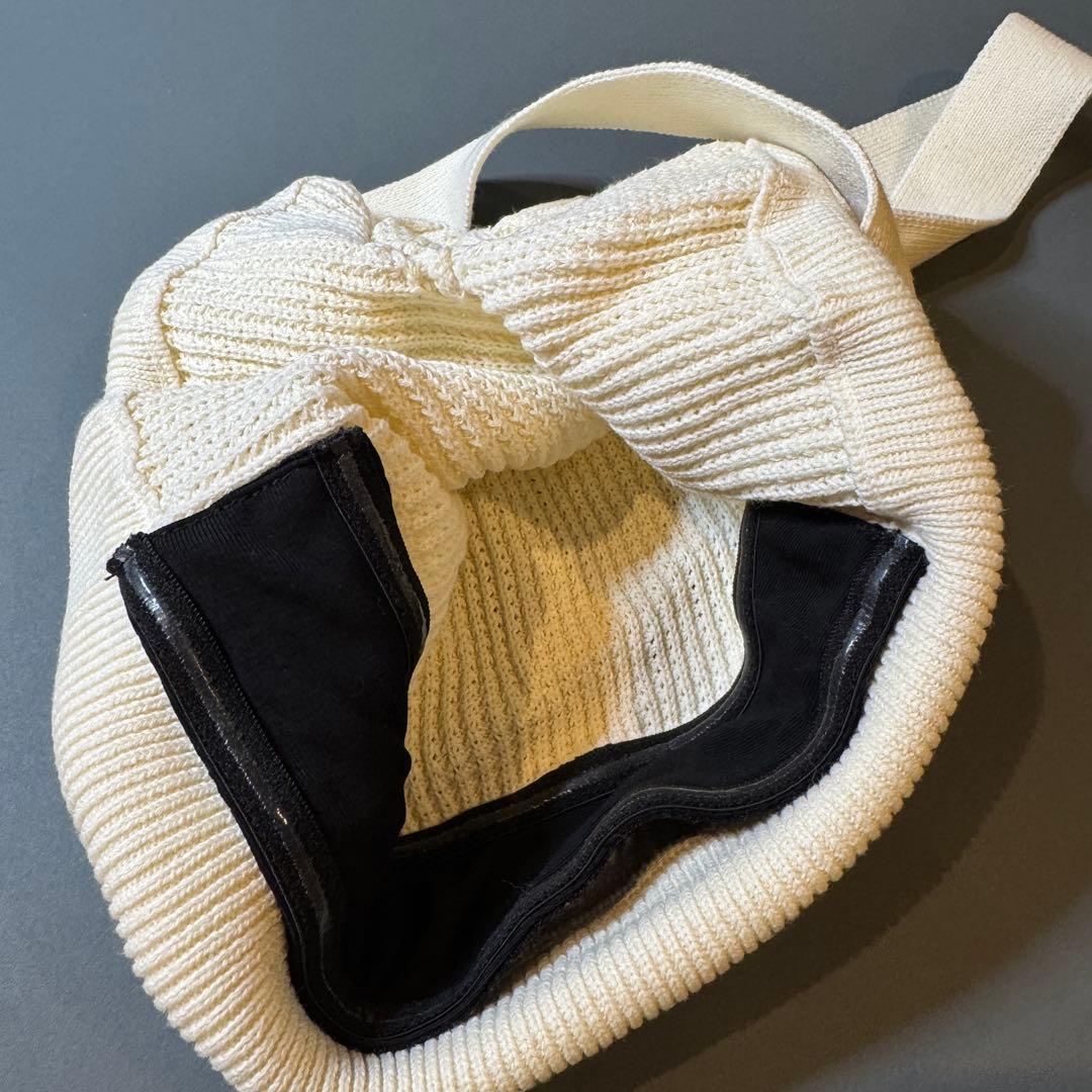 BAREN ニット帽 ボンネット モカ ホワイト 2色 セット