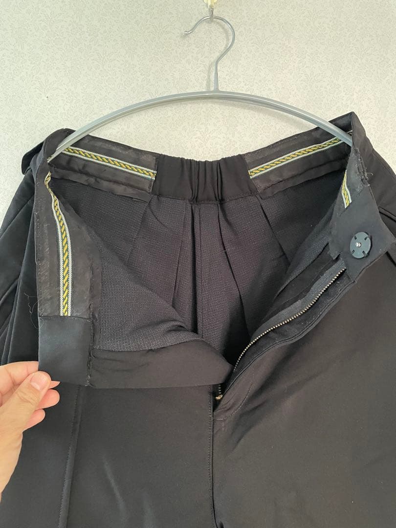 ROSEN-X ローゼンX はかま風パンツ　ユニセックス　サイドスリット　黒