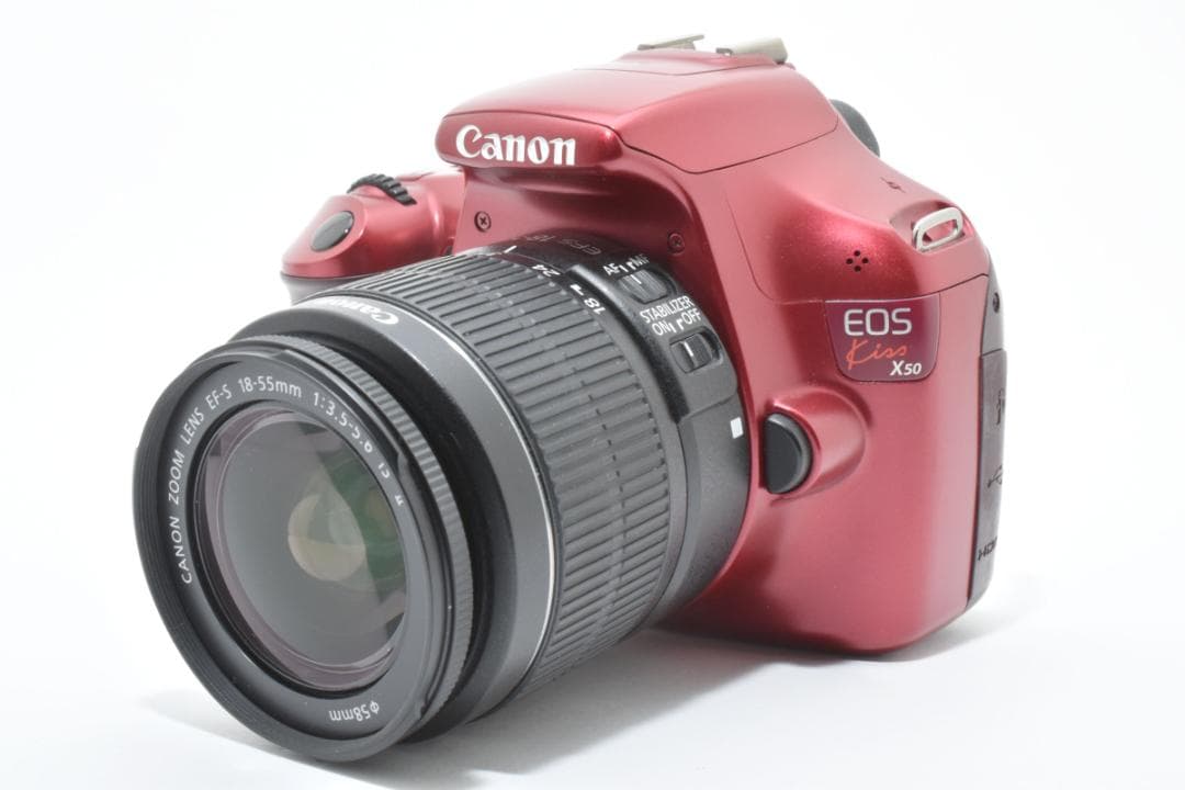 ⭐️すぐ使えます⭐️Canon EOS Kiss X50 レッド セット