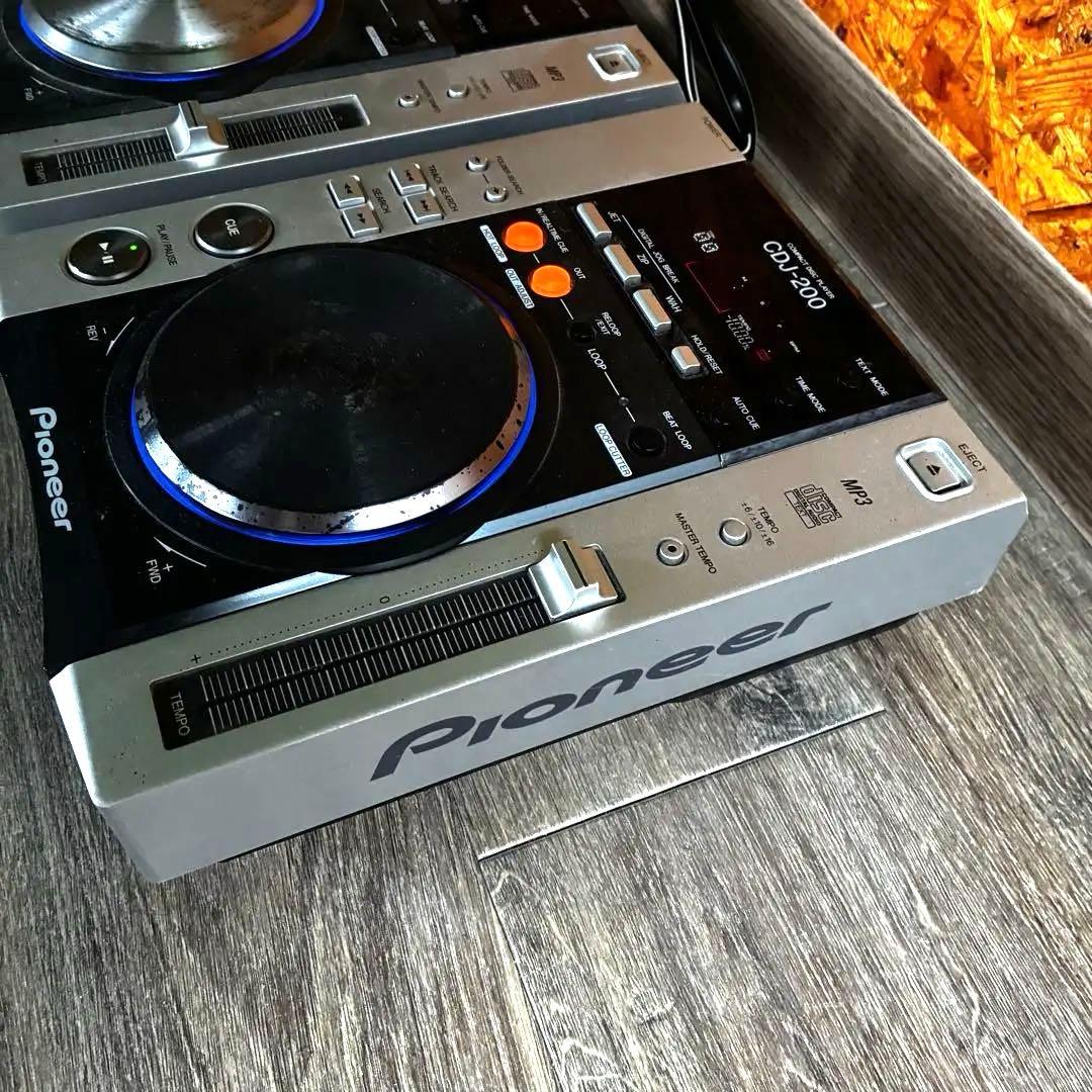 Pioneer CDJ-200 MP3対応 2台セット