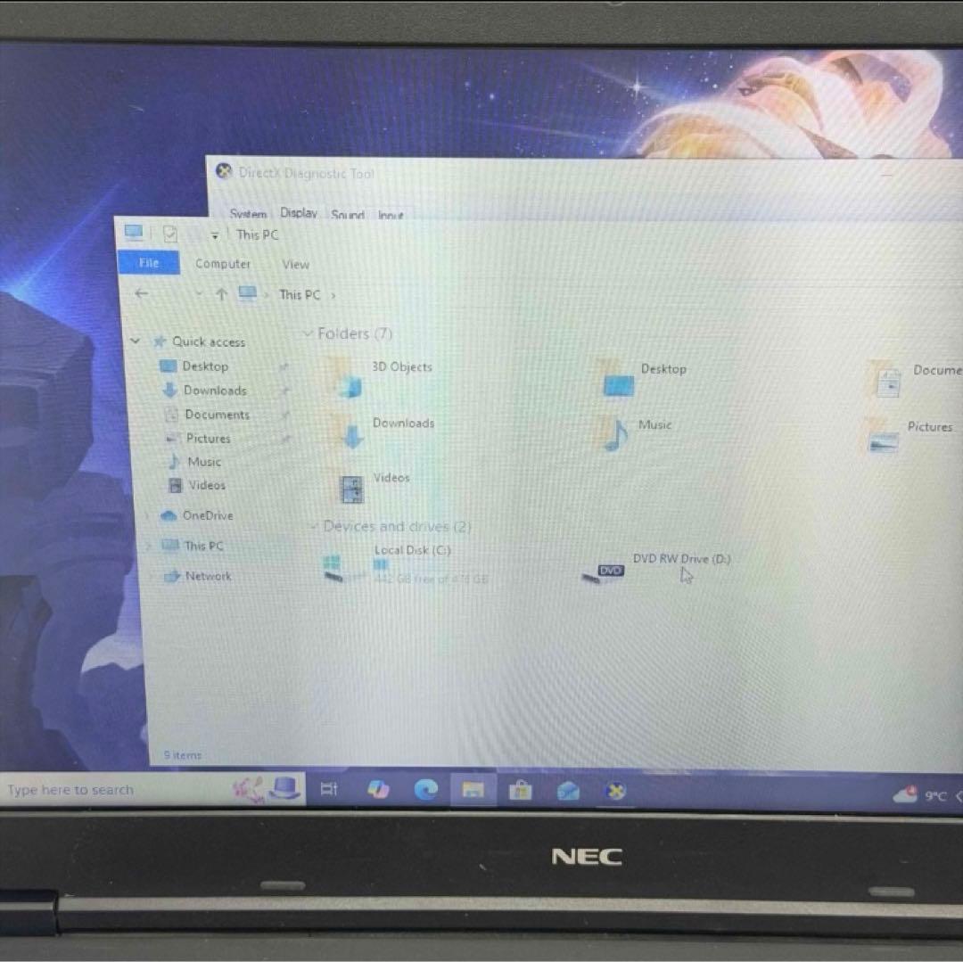 Windowsノート本体 NEC VersaPro Core i5-8350U / 8GB / 512GB