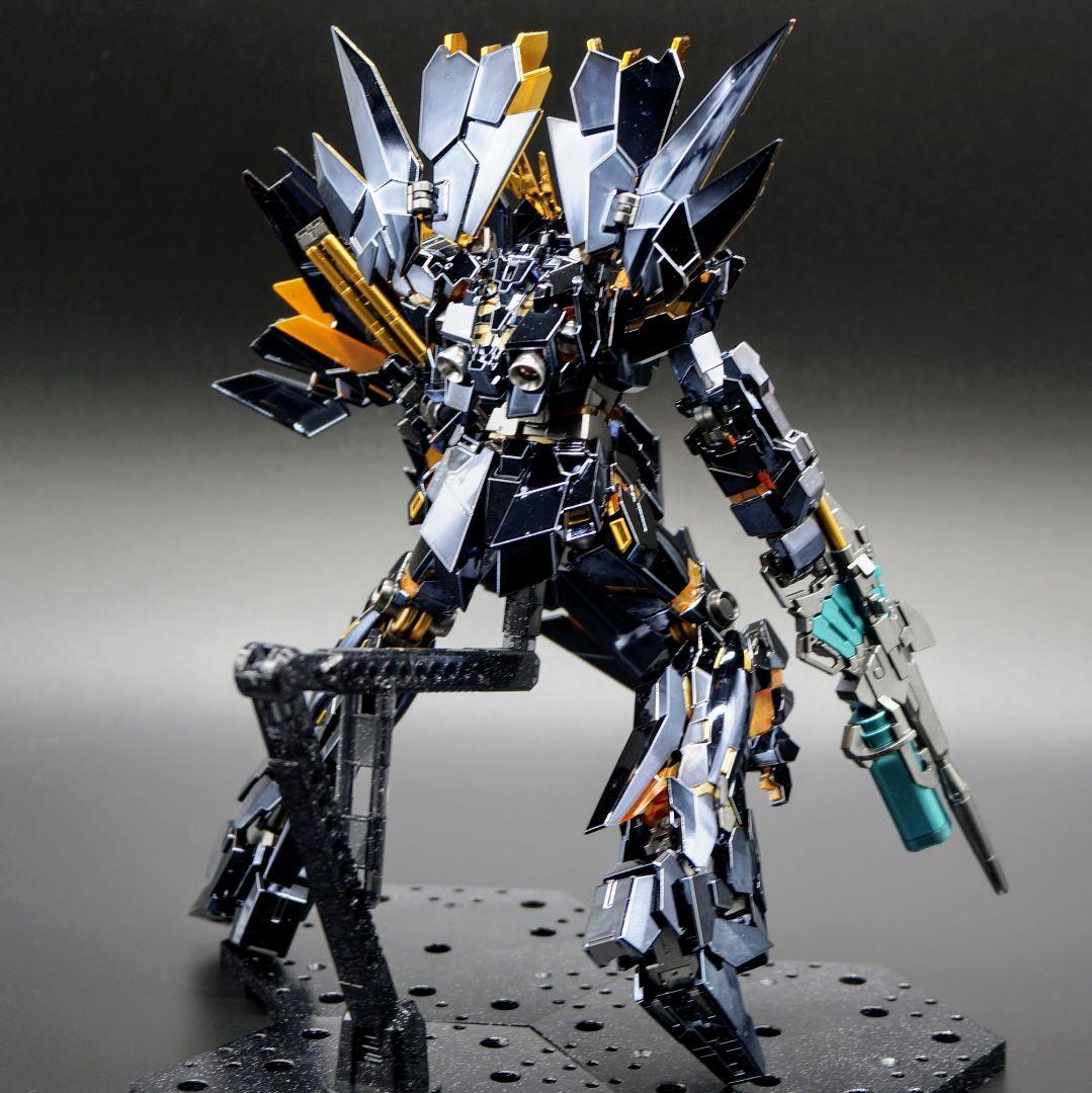 大和【メッキ仕様】MG バンシィ ノルン 完成品 ユニコーンガンダム