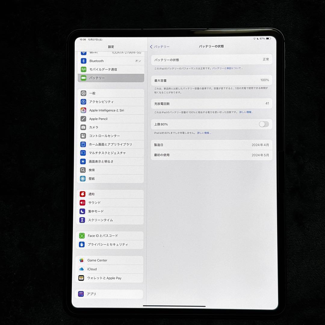 iPad Pro 13インチ (M4) 1TB Wi-Fi + Cellular