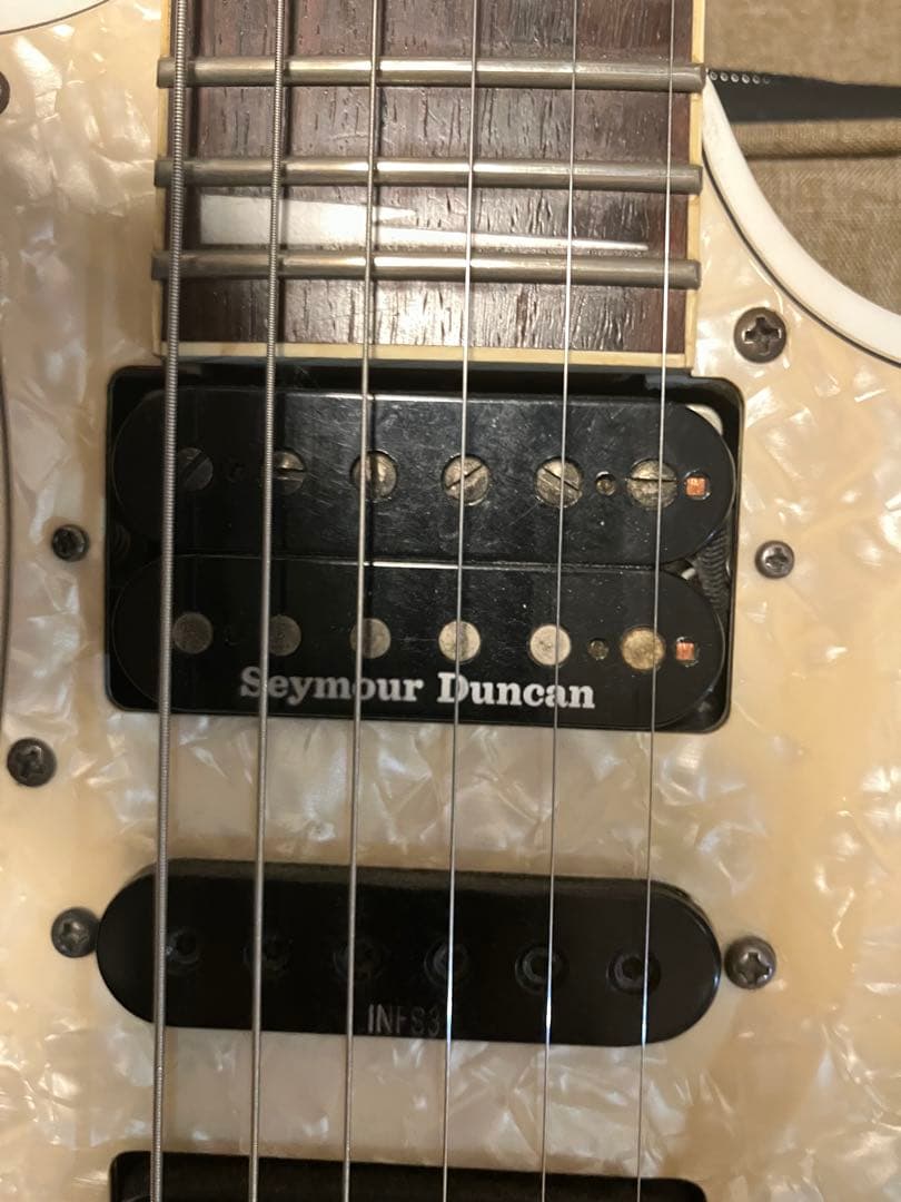 sahara　Ibanez RG350DXZ-WH ダンカン搭載