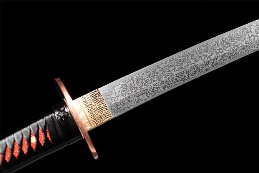 【墨痕】石洗模様スチールリング模様武士刀日本刀 模造刀 居合刀