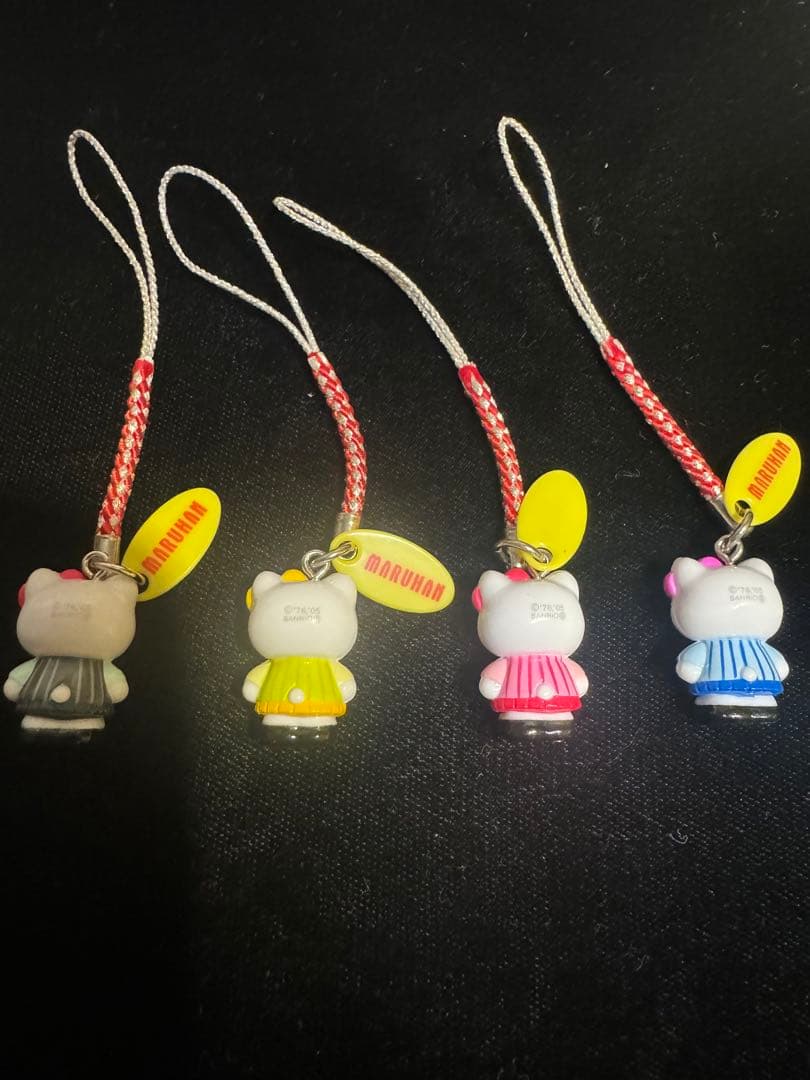 ハローキティ マルハン限定 ストラップ4点セット