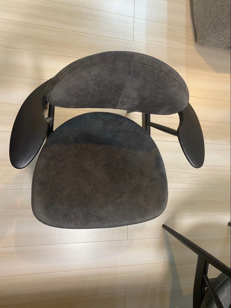 定価50万！！【最終値下げ】ダークグレー ダイニングテーブルと椅子4脚セット