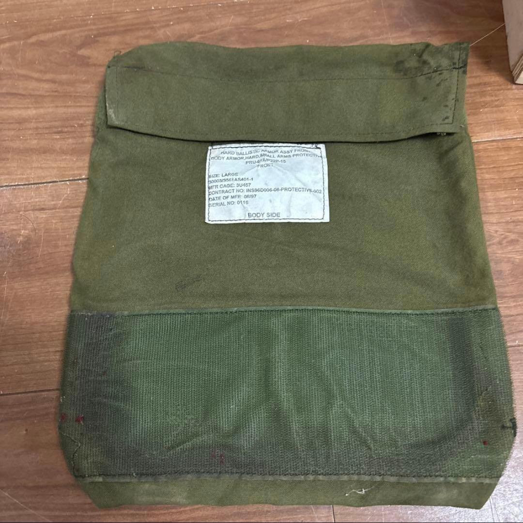 米軍実物　PRU－60Ａ HARD BALLISTIC ARMOUR プレートL