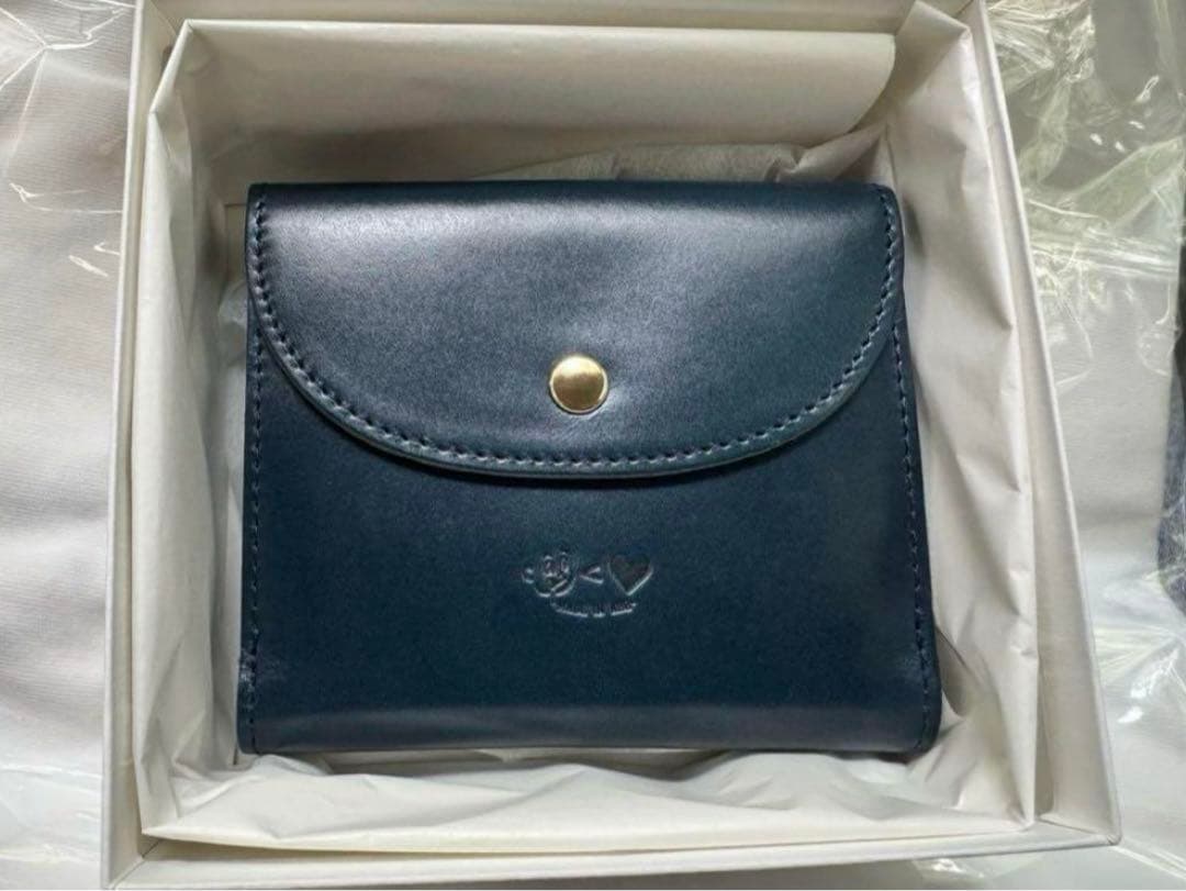 kaoyorinakami カオヨリナカミ 財布 青 ブルー Blue カオナカ