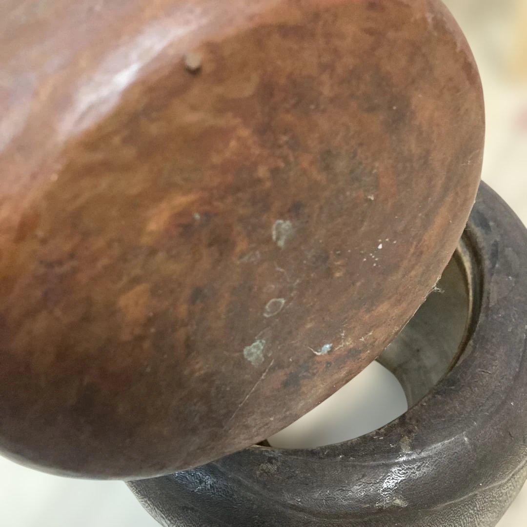 【稀品】桐火鉢　蒔絵　螺鈿細工　豪華な装飾　※桐なので軽量　レトロ　時代物