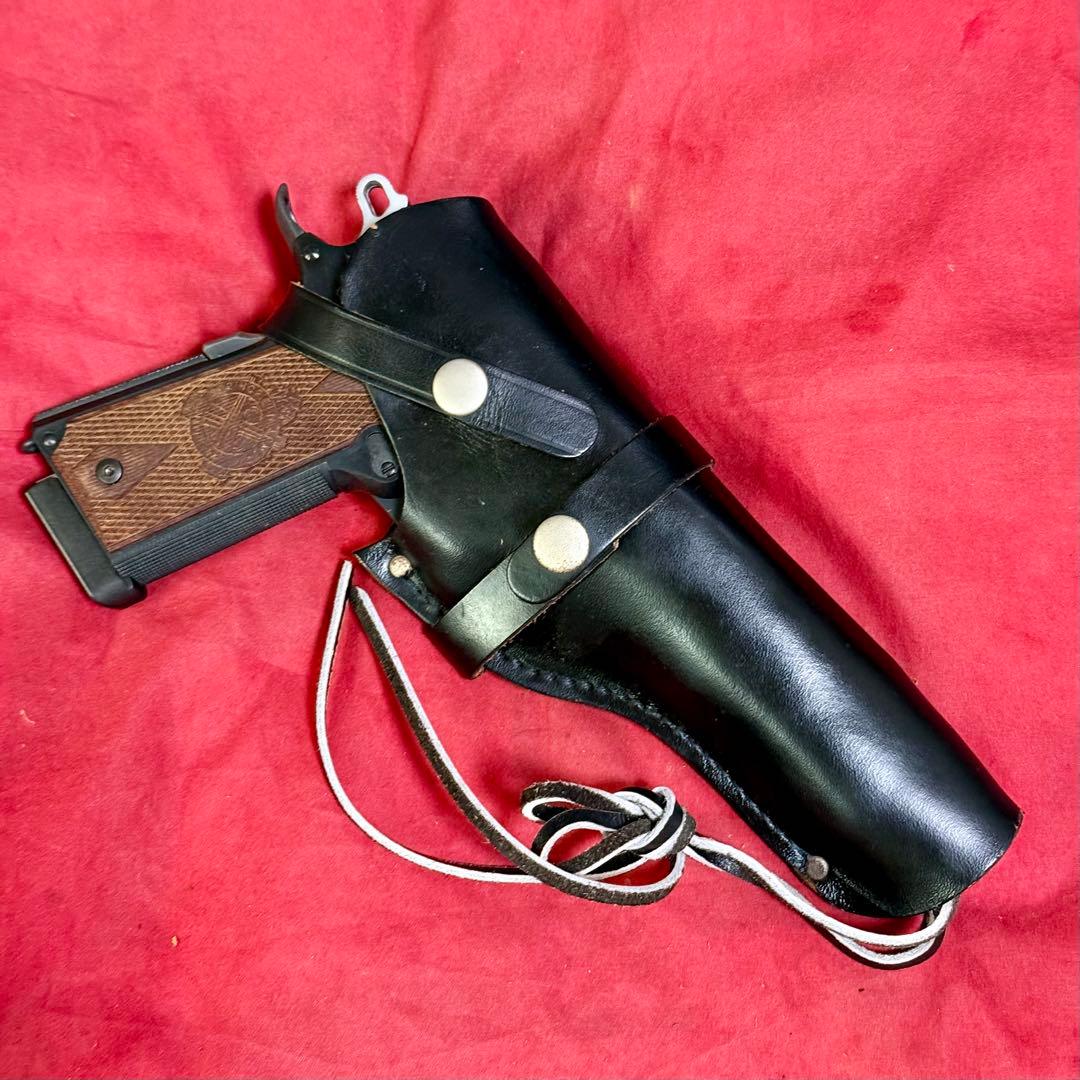 整備済 リボルバー・オートマチック用 ウェスタンスタイル 革製 ヒップホルスター