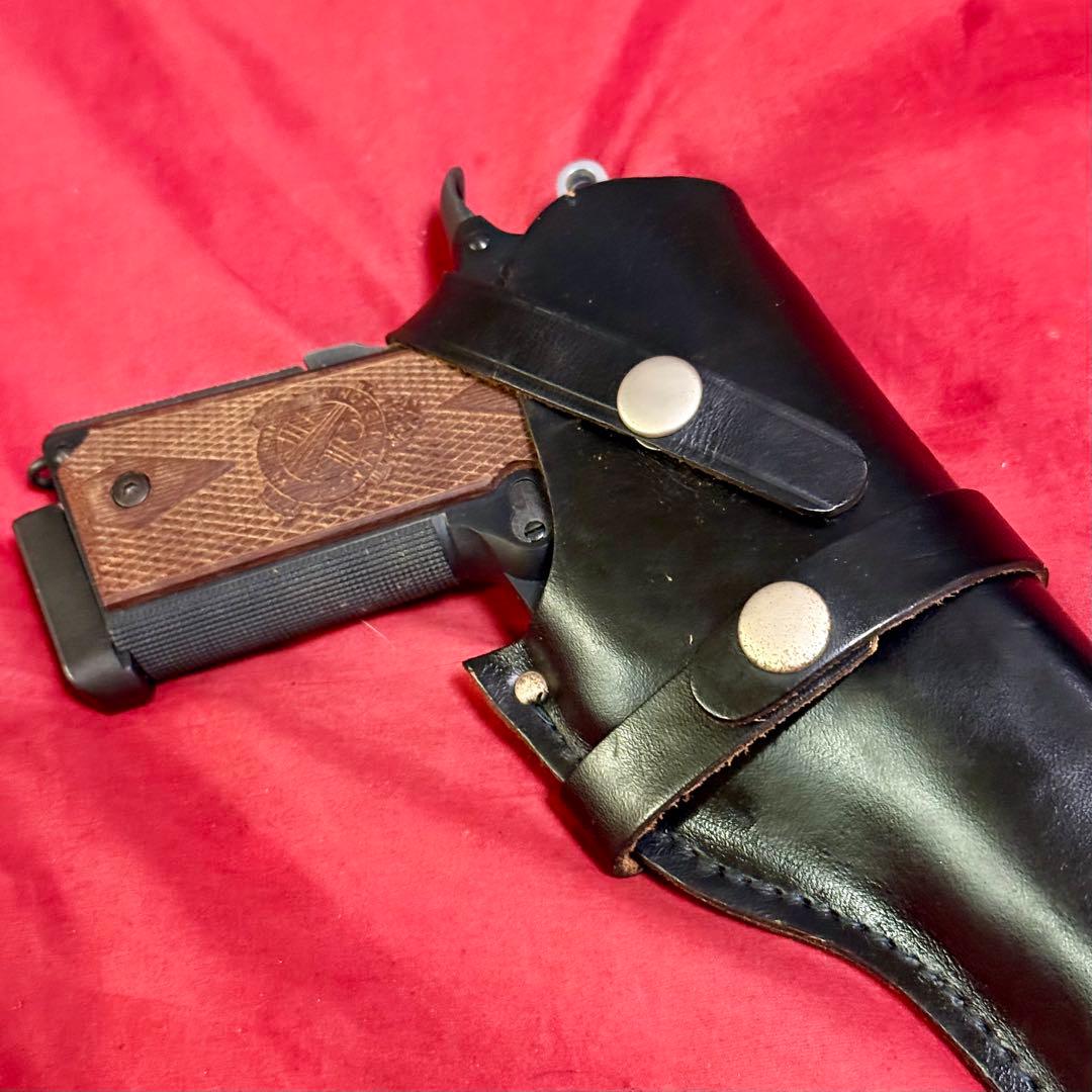 整備済 リボルバー・オートマチック用 ウェスタンスタイル 革製 ヒップホルスター
