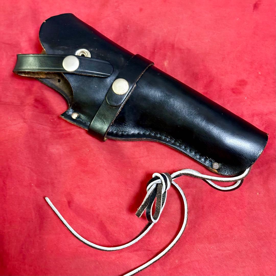 整備済 リボルバー・オートマチック用 ウェスタンスタイル 革製 ヒップホルスター