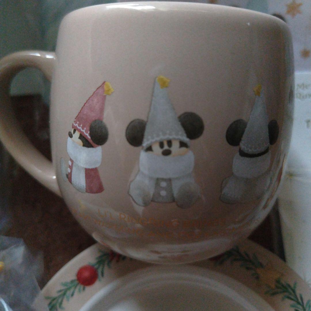 ディズニー　リルリンリン　クリスマス　スーベニアセットとトレーとカトラリーセット