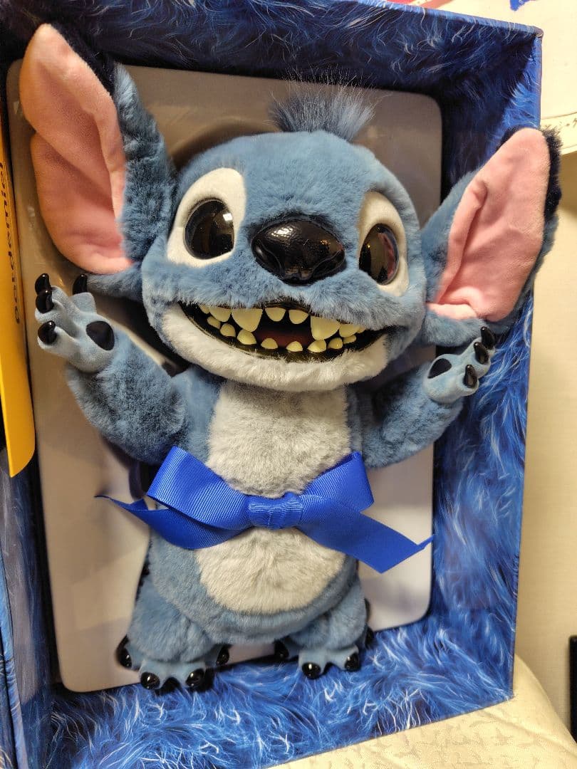 【N】スティッチ28cm　リアル　ぬいぐるみ