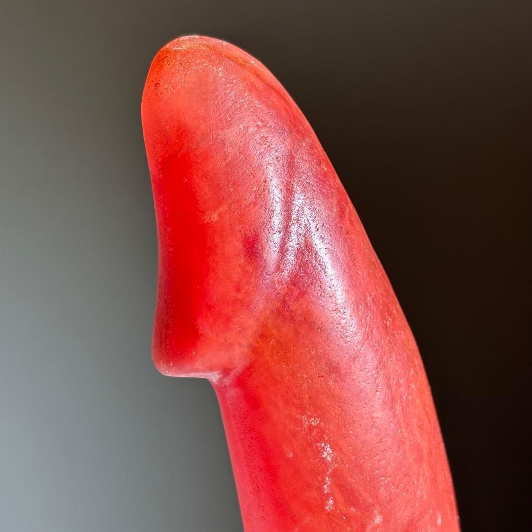 天然石で作られた顔のついた男根 プリミティブ　珍品 子宝 彫刻 子宝 縁起物