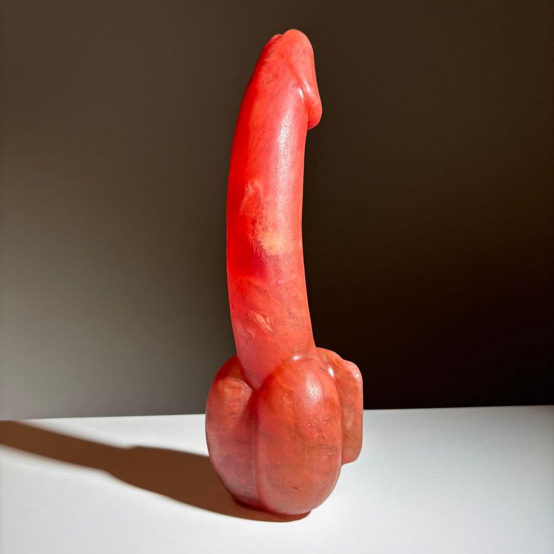 天然石で作られた顔のついた男根 プリミティブ　珍品 子宝 彫刻 子宝 縁起物