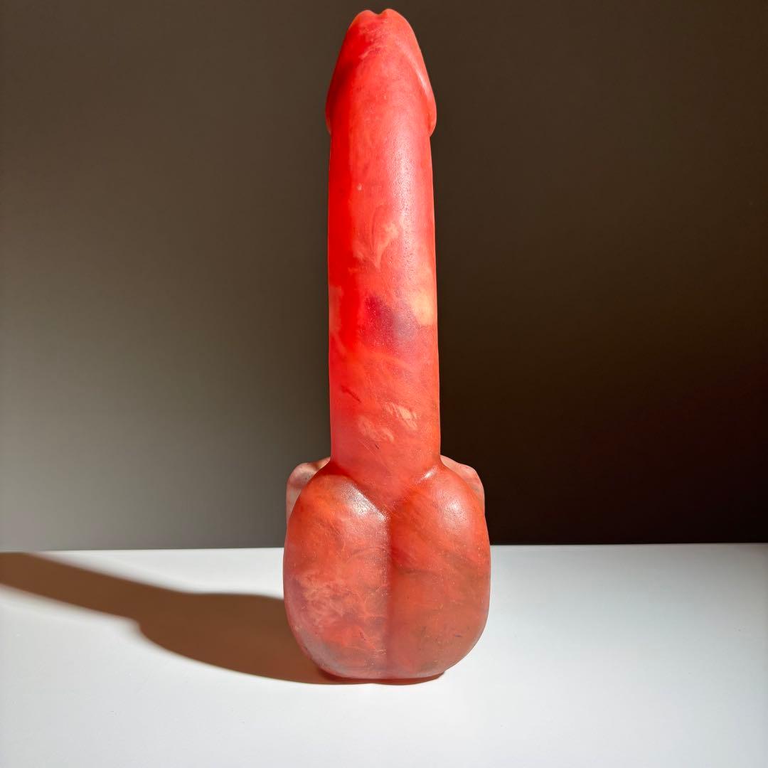 天然石で作られた顔のついた男根 プリミティブ　珍品 子宝 彫刻 子宝 縁起物