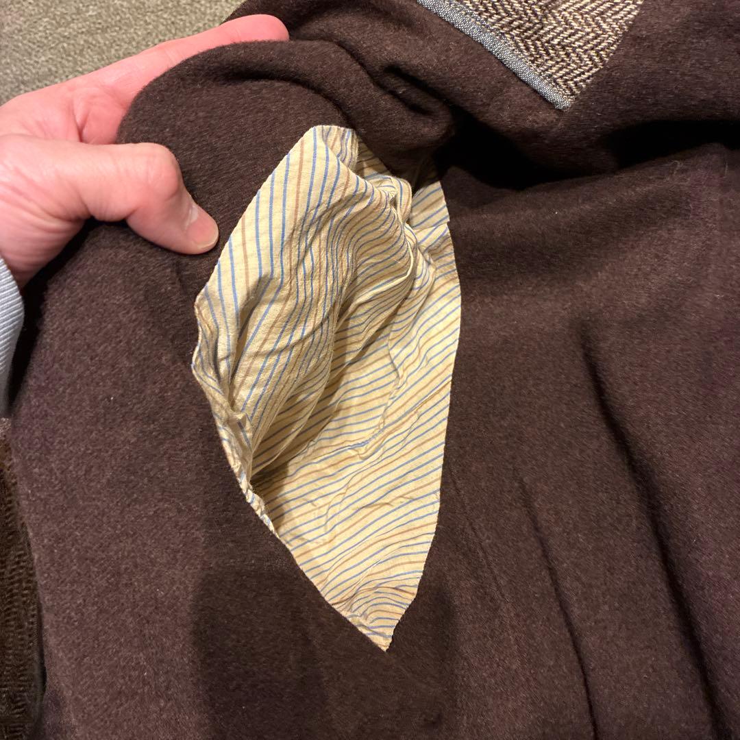 45rpm ブラウン ヘリンボーンジャケット サイズ5