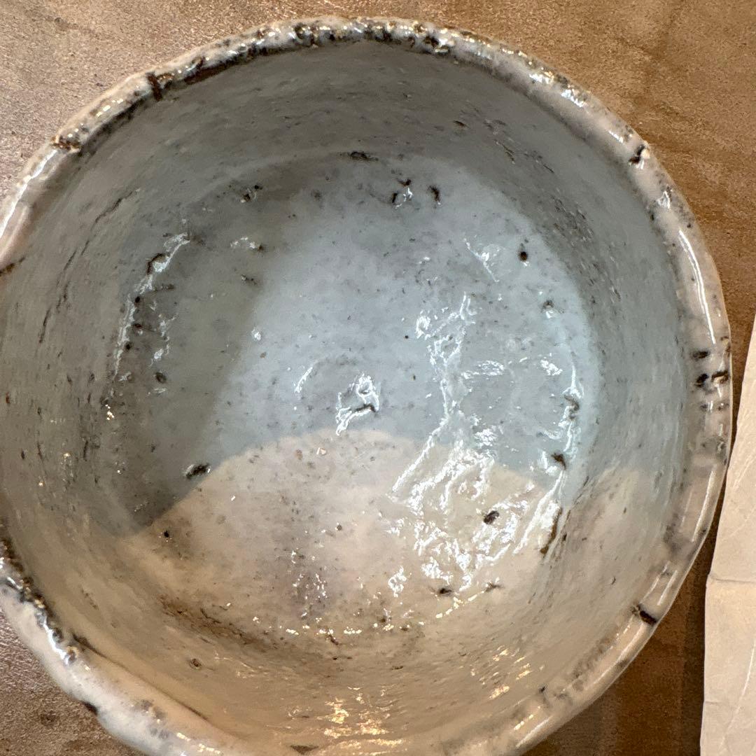 渋谷製泥詩　白色陶器 茶碗