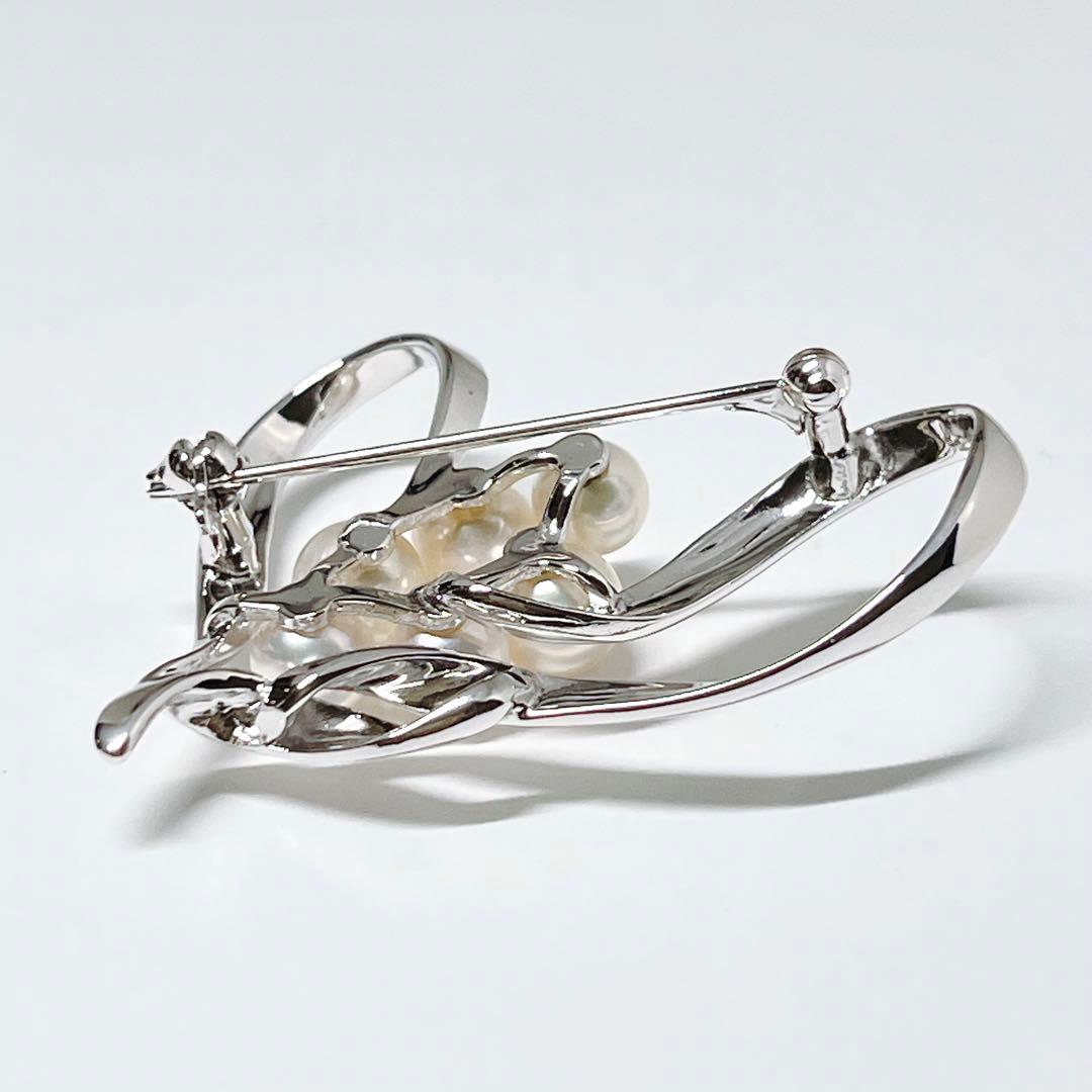 【未使用品級】✨MIKIMOTO ミキモト アコヤパール　ブローチ　ハート