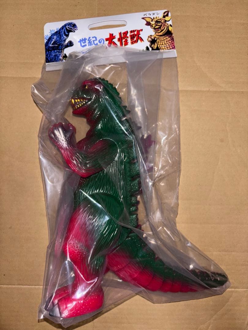 マルサン ゴジラ 1954 350 昭和の赤成型 バナナオイルカラー 初ゴジ