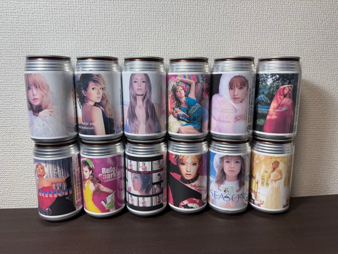 浜崎あゆみ オリジナルラベル缶 12本セット