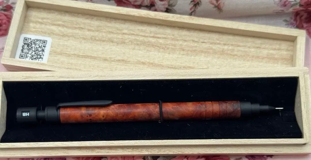 マーベラス シャープペンシル 0.5mm マットブラック ペルナンブコ瘤 EX