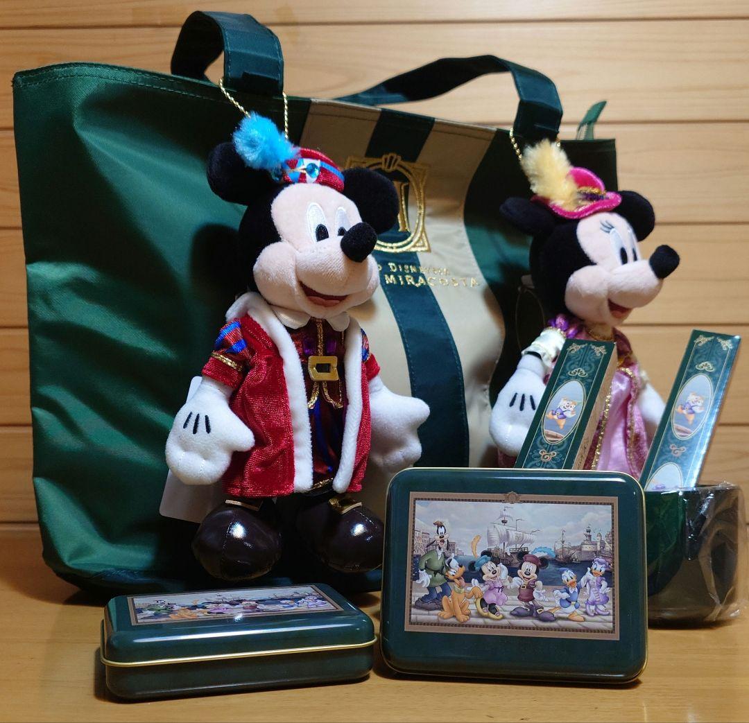 ディズニーホテルエクスクルーシブミラコスタ限定ミッキー＆ミニー付トートバッグ新品
