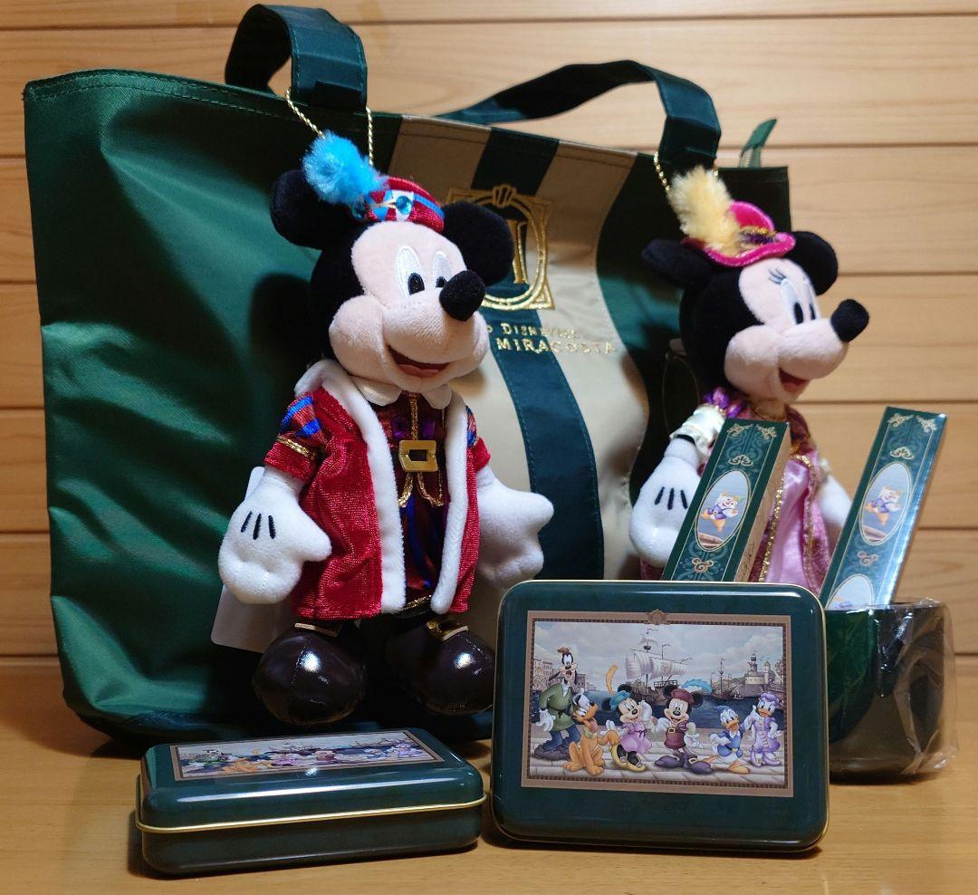 ディズニーホテルエクスクルーシブミラコスタ限定ミッキー＆ミニー付トートバッグ新品