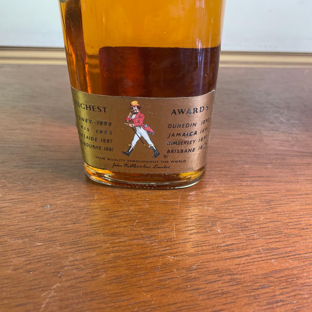 ジョニーウォーカー　黒ラベル　赤ラベル　ウイスキー特級　未開封　70年代　古酒